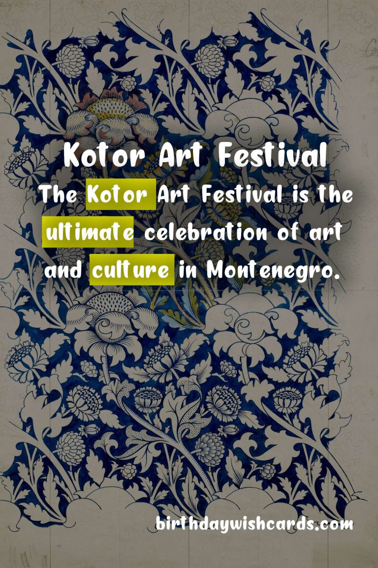Discover the Magic of Kotor Art Festival - September 9-14, 2021