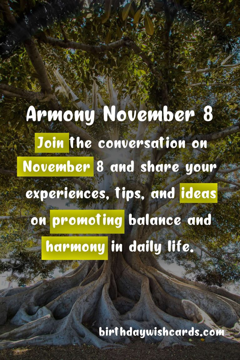 Armony - November 8