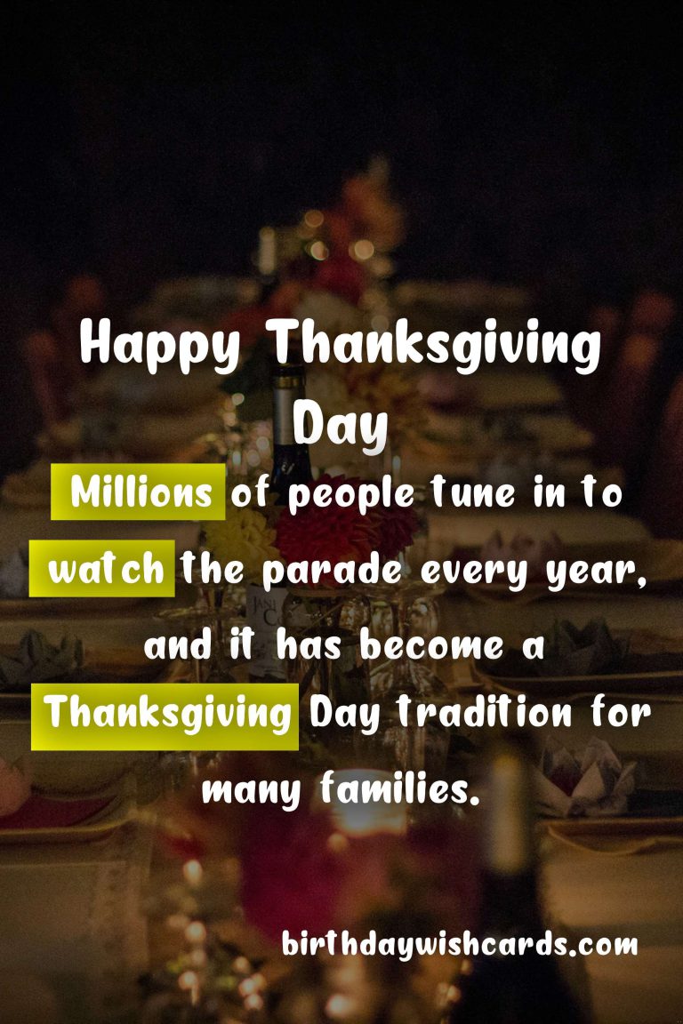 The History and Traditions of Thanksgiving Day in October