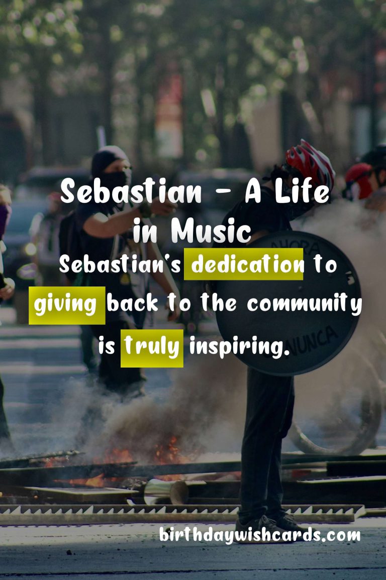 Sebastian – January 20