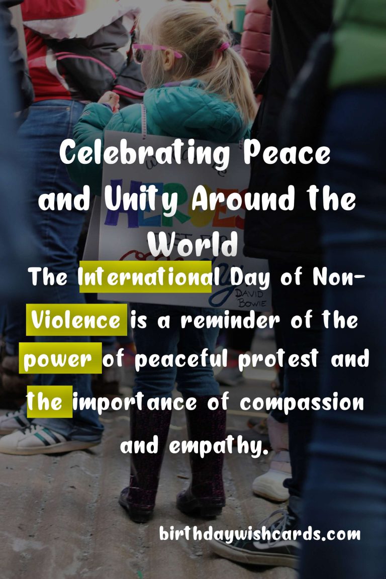 Celebrate International Day of Non-Violence and Independence Day Around the World