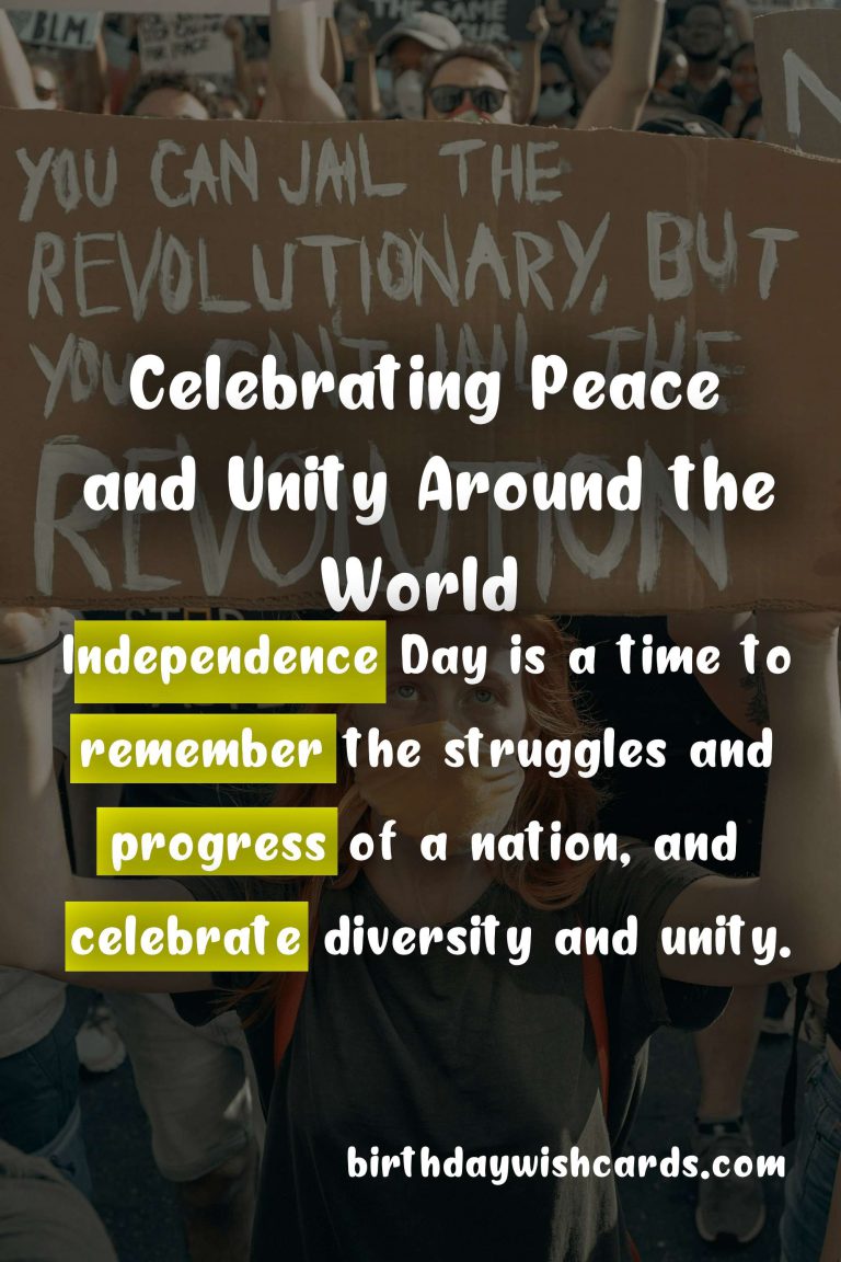 Celebrate International Day of Non-Violence and Independence Day Around the World