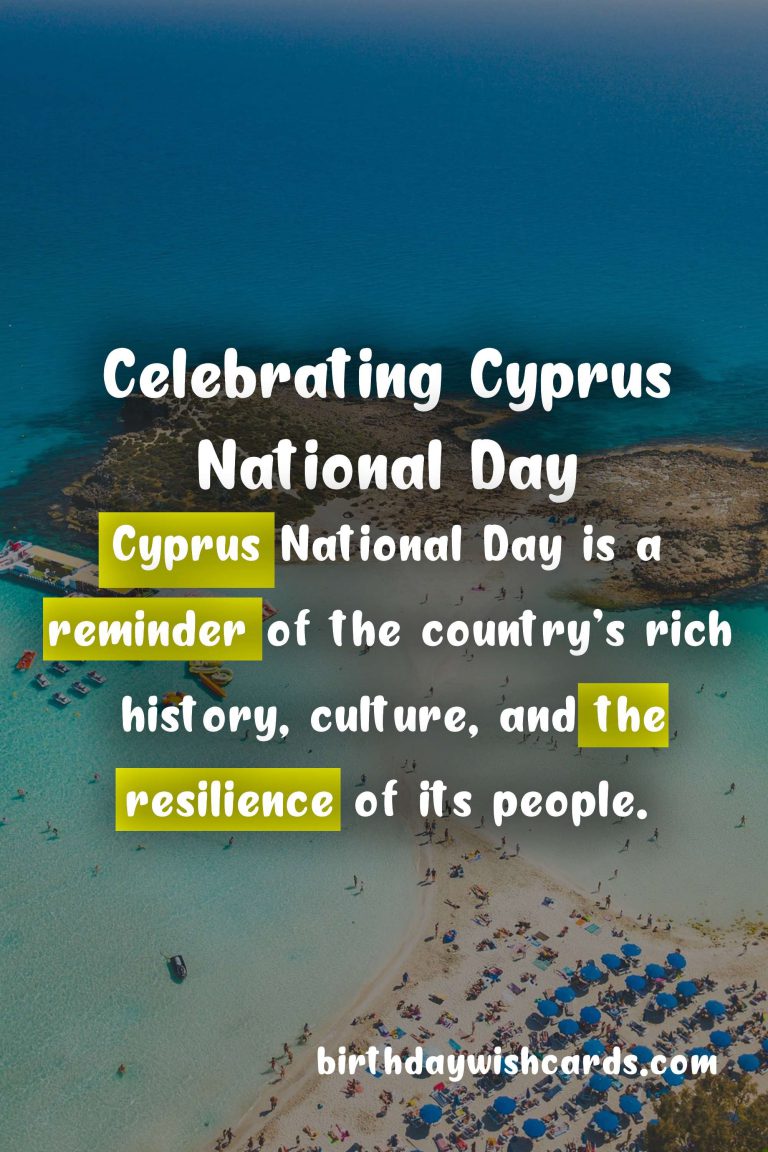 Cyprus National Day: Celebrating the History of a Resilient Country