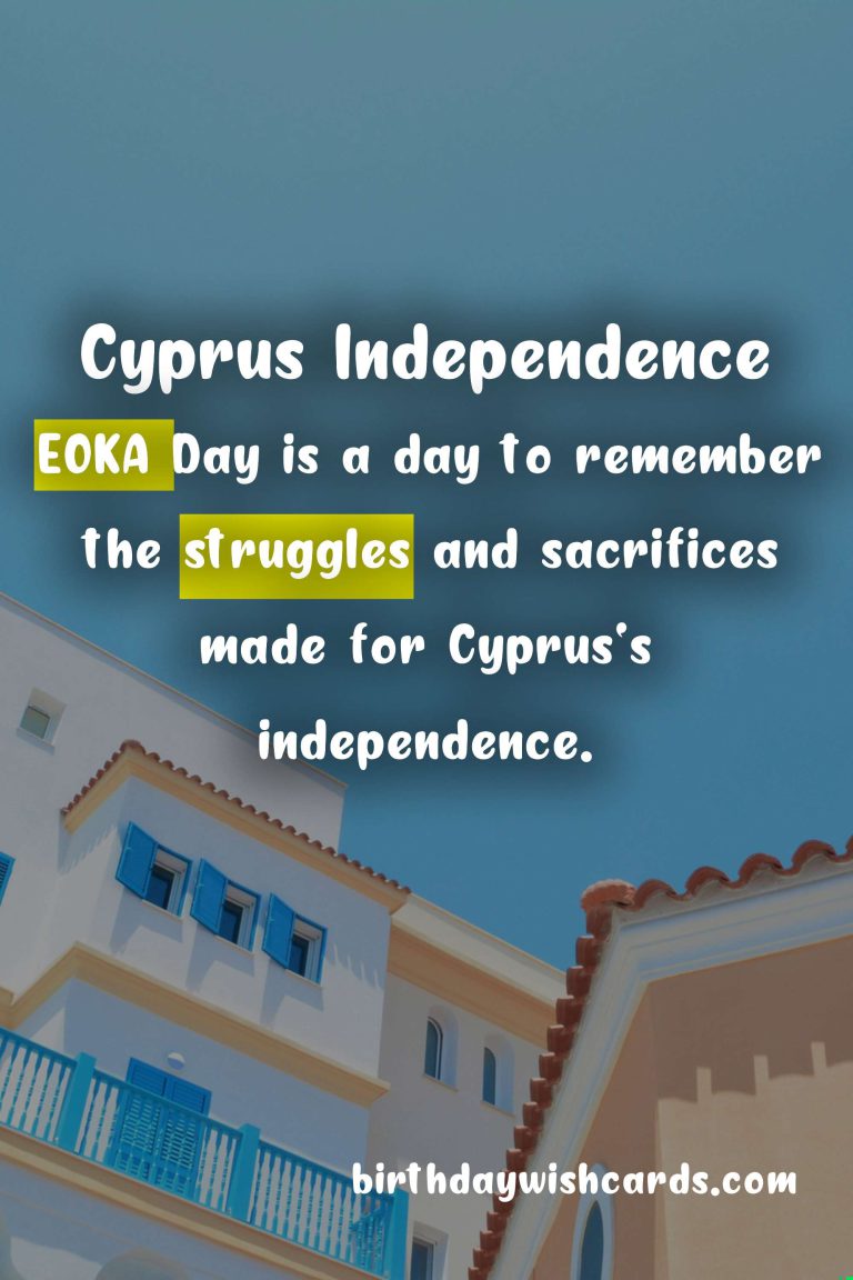 Remembering EOKA Day: Celebrating the Fight for Freedom on April 26th