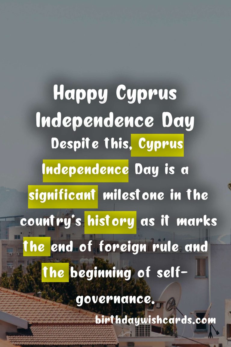 Cyprus Independence Day: History and Celebrations