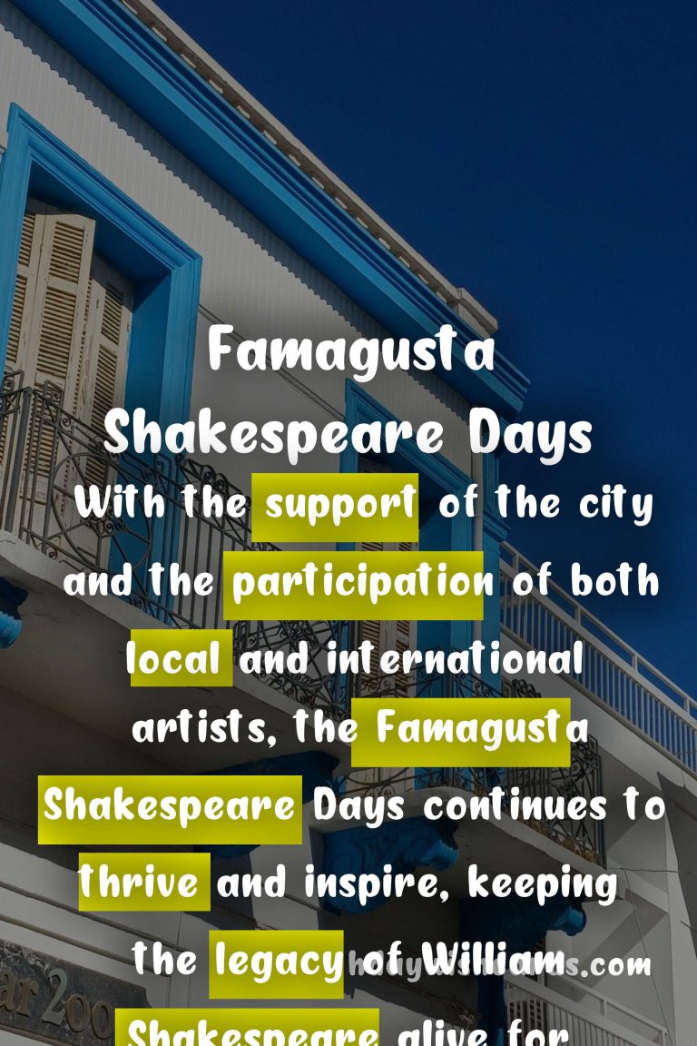 Famagusta Shakespeare Days – September/October