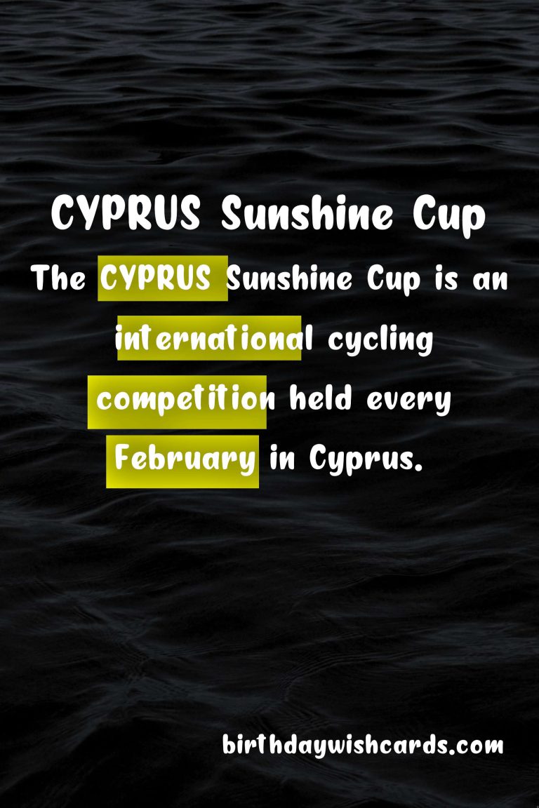 Saddle Up for the CYPRUS Sunshine Cup – The Ultimate Cycling Competition in February