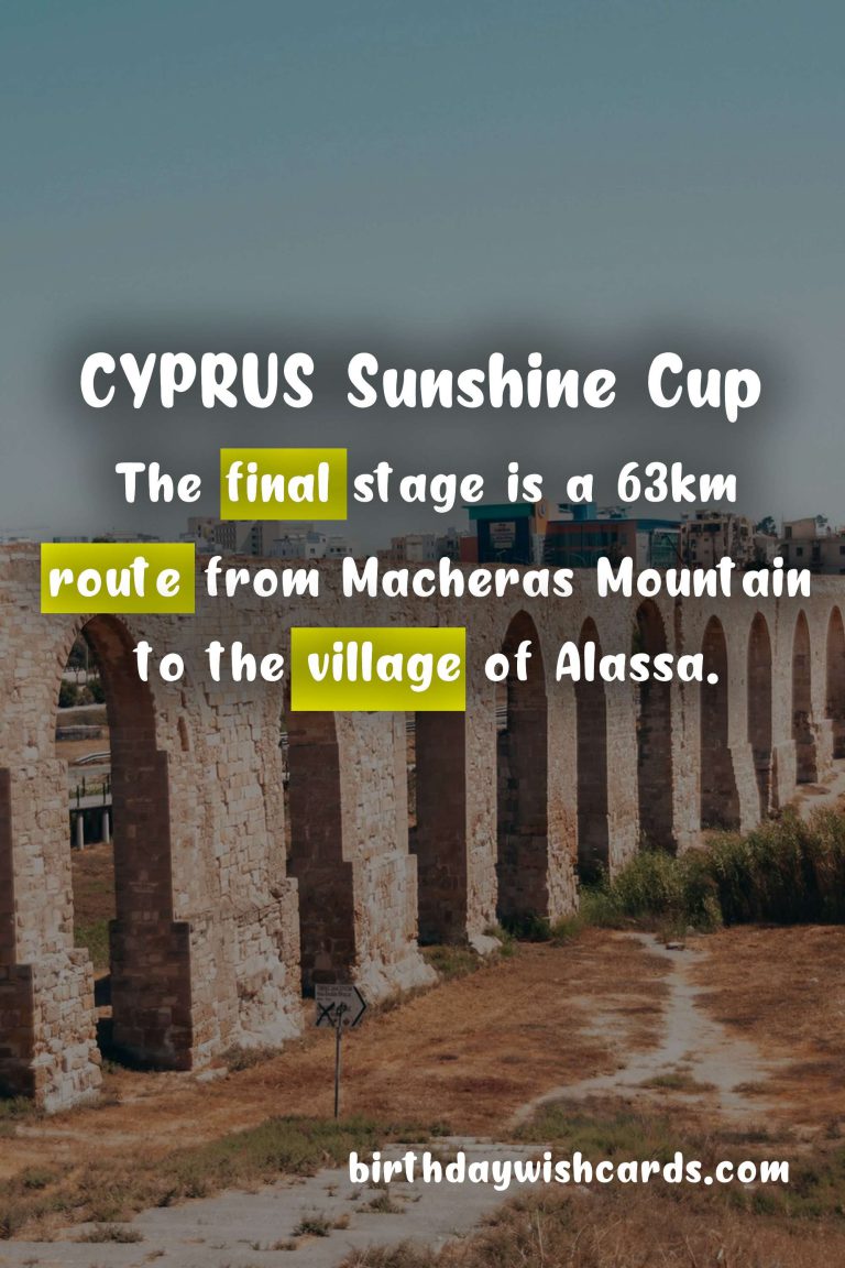 Saddle Up for the CYPRUS Sunshine Cup – The Ultimate Cycling Competition in February