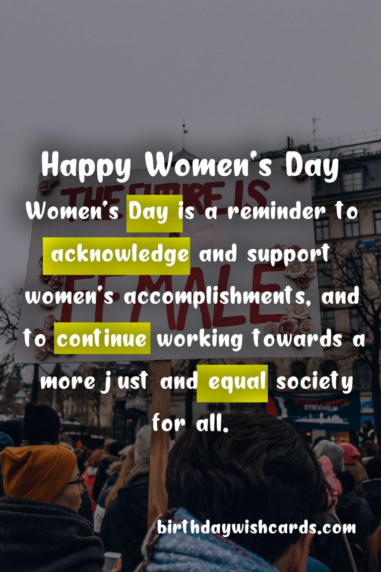 Celebrating Women’s Day: March 8th