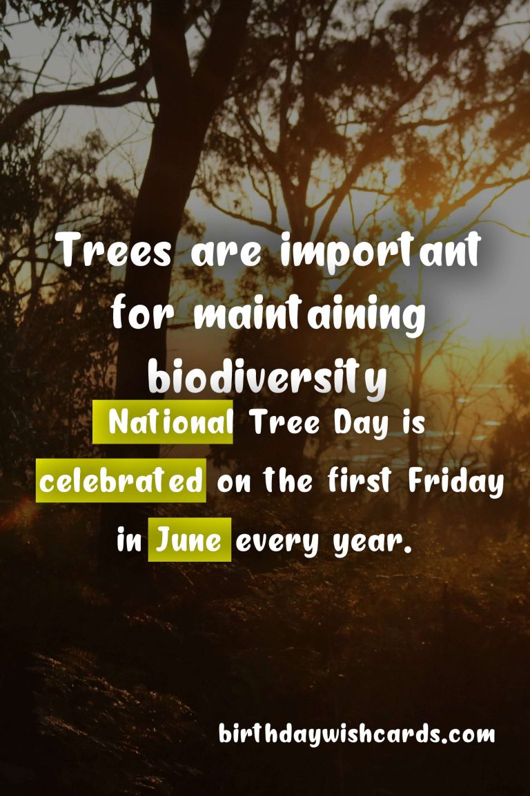 National Tree Day: June 6