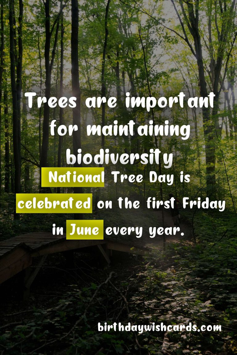 National Tree Day: June 6