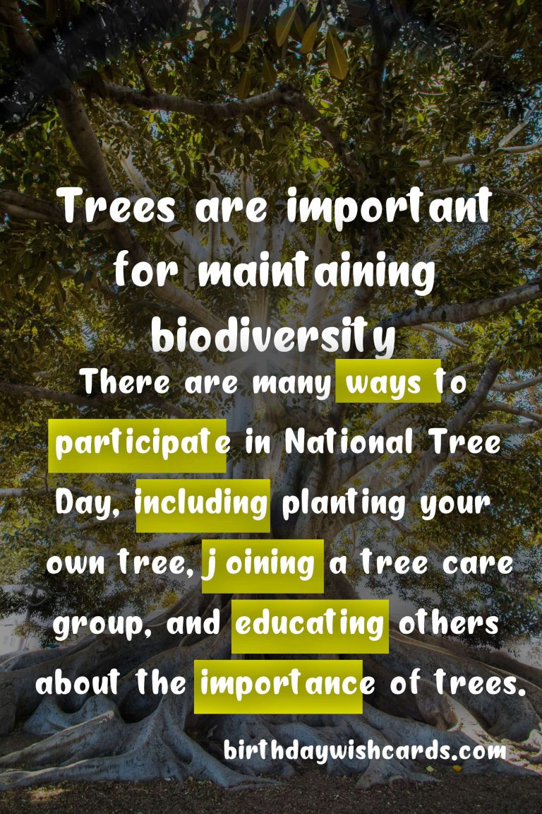 National Tree Day: June 6