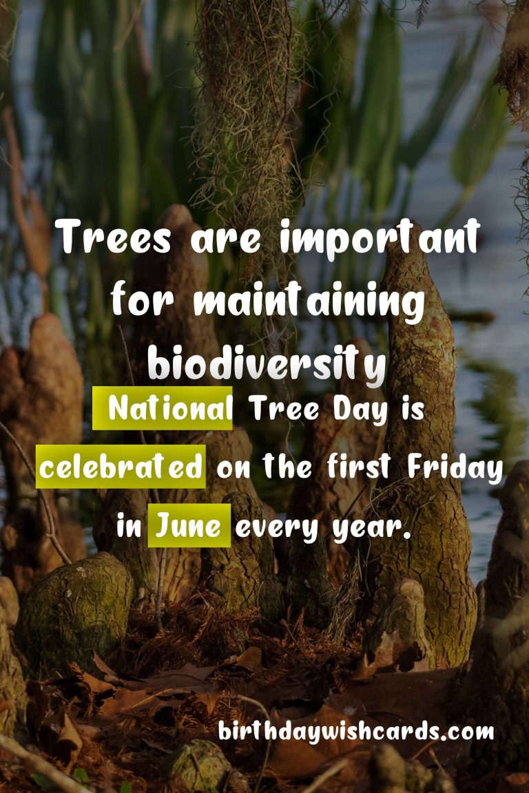 National Tree Day: June 6