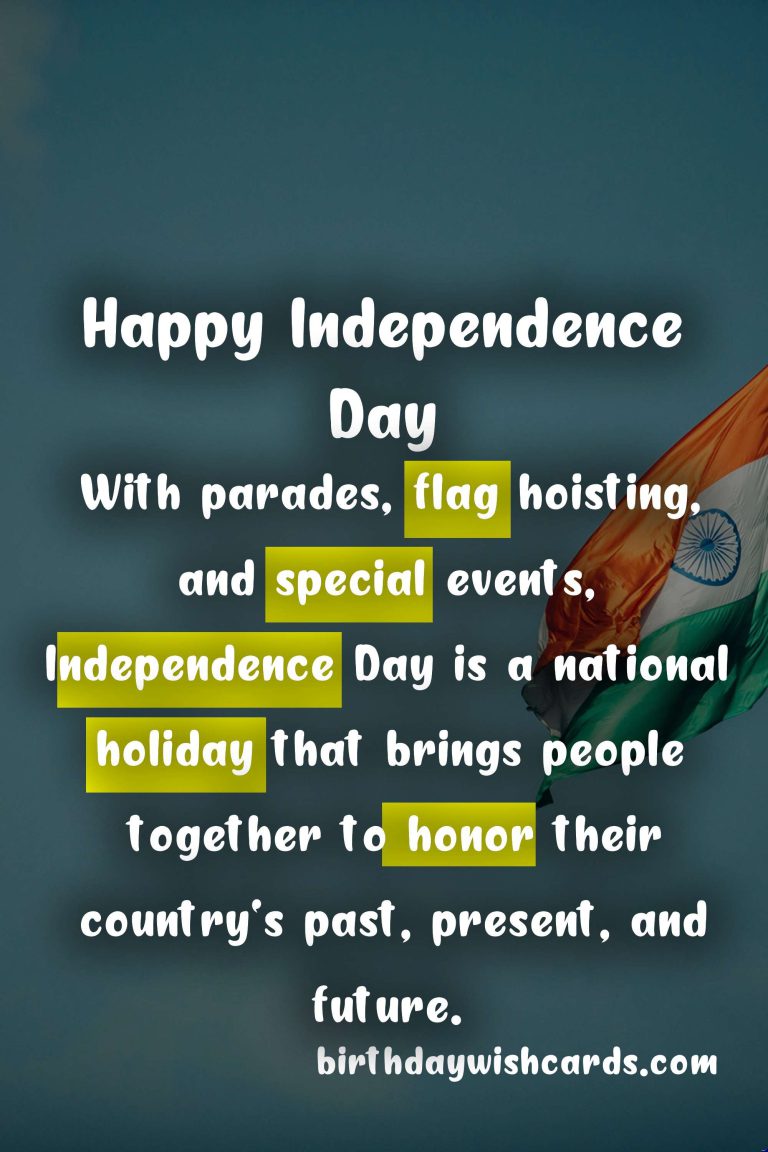 April 17: Independence Day