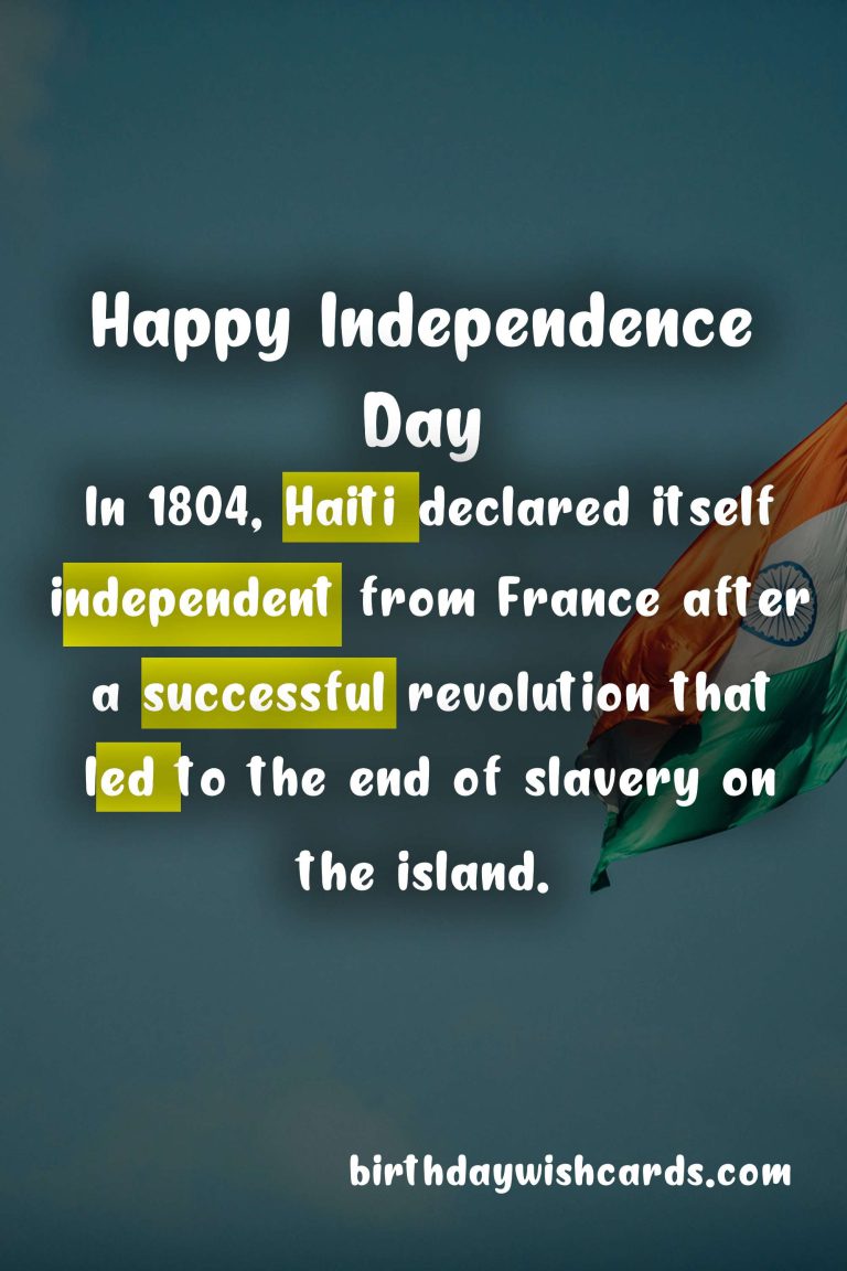 April 17: Independence Day