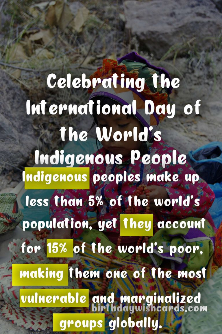 Celebrating International Day of the World’s Indigenous People on August 9th