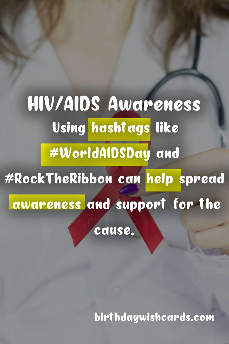 World AIDS Day – December 1st
