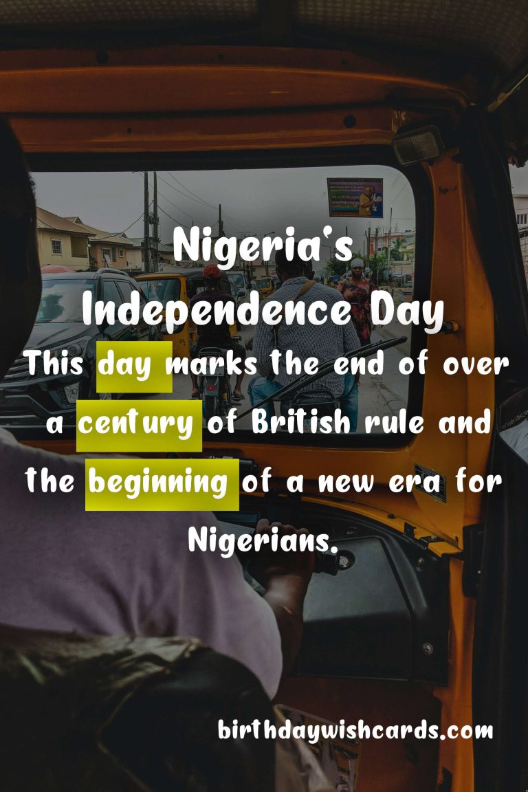 Nigeria's Independence Day - October 1