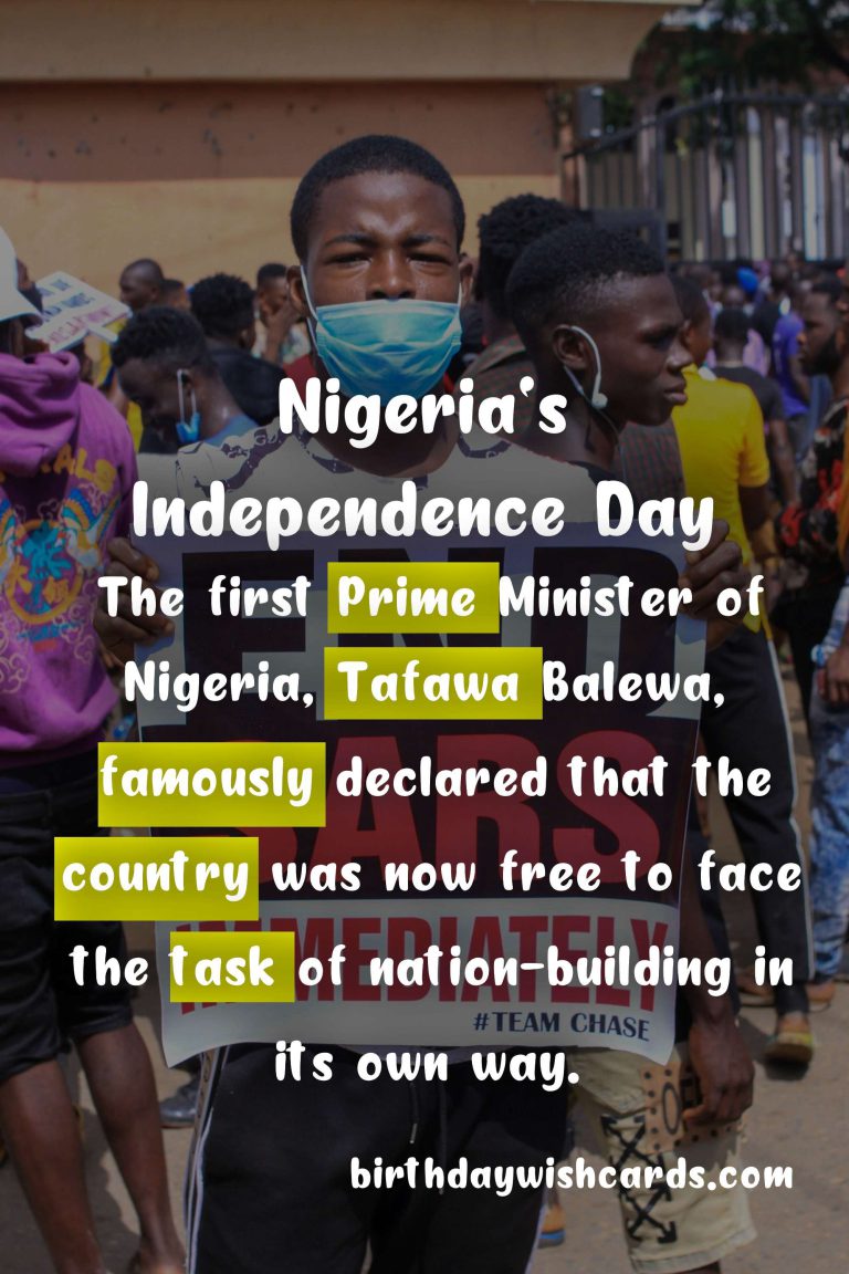 Nigeria's Independence Day - October 1