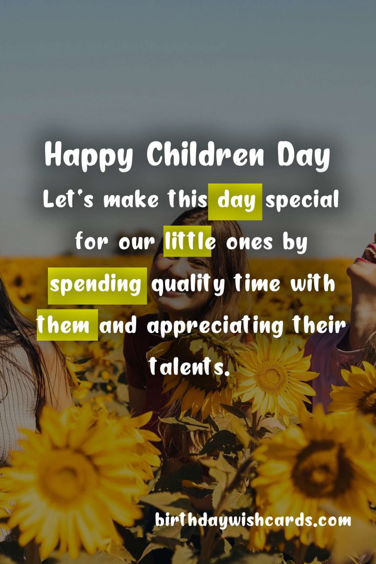 Celebrating Children’s Day – May 27