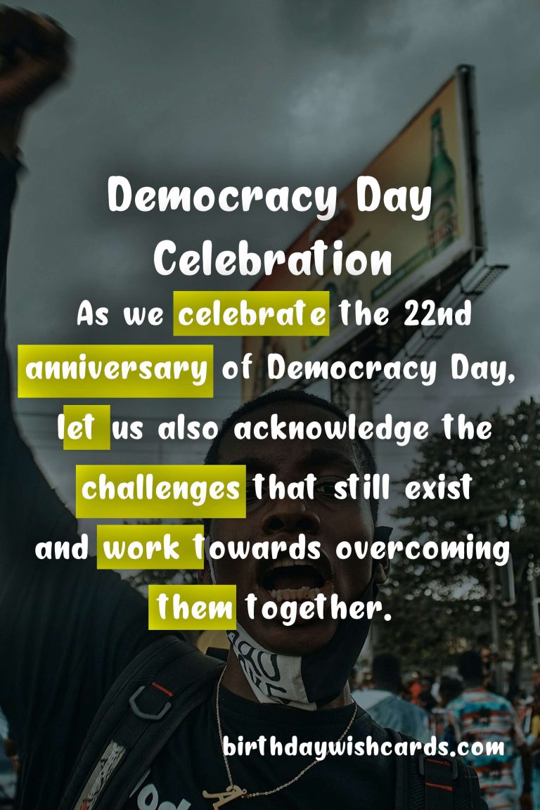 Democracy Day – May 29: A Celebration of Freedom and Democracy