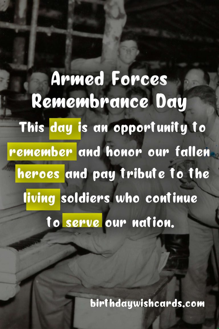 Armed Forces Remembrance Day - A Day to Remember and Honor Our Heroes