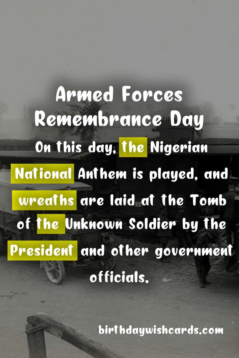 Armed Forces Remembrance Day - A Day to Remember and Honor Our Heroes