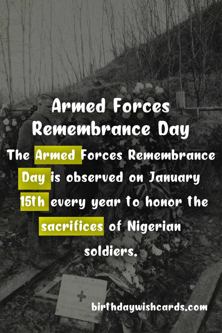 Armed Forces Remembrance Day - A Day to Remember and Honor Our Heroes