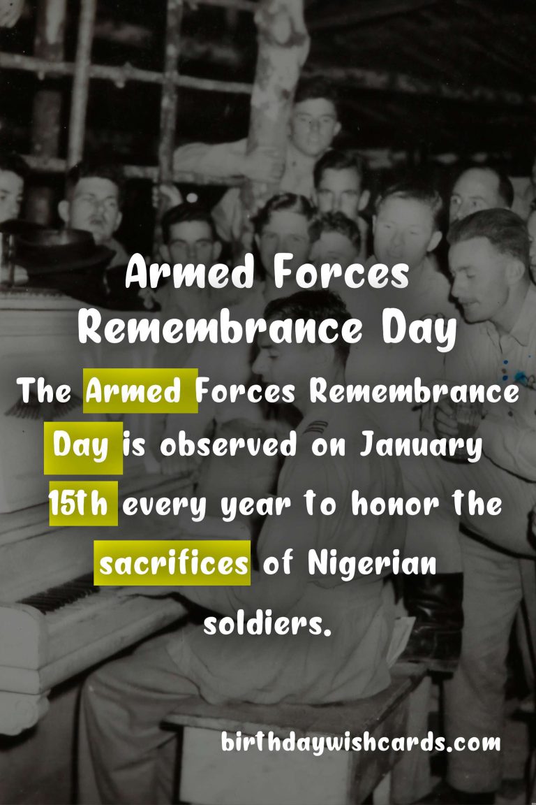 Armed Forces Remembrance Day - A Day to Remember and Honor Our Heroes