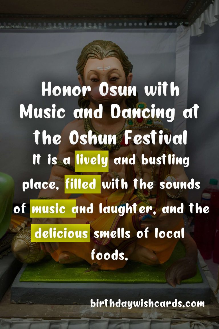 Celebrate the Joyful Oshun Festival from August 5 - August 25