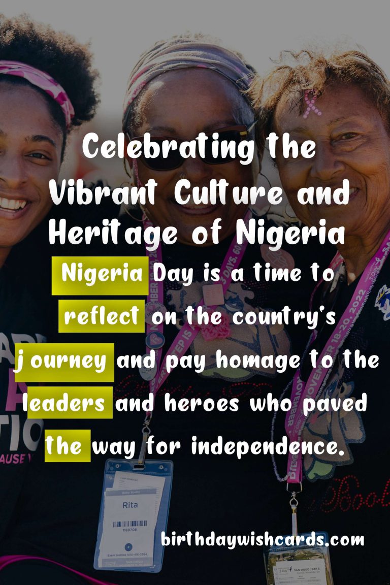 Celebrate Nigeria Day on February 27: A Day to Honor Nigerian Culture and Heritage