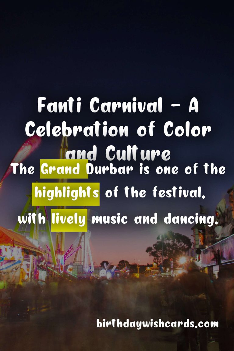 Fanti Carnival - July 3: Celebrating Tradition and Unity