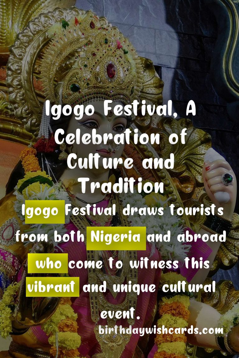 Celebrate Igogo Festival on October 15: A Festive Spectacle of Traditions and Culture