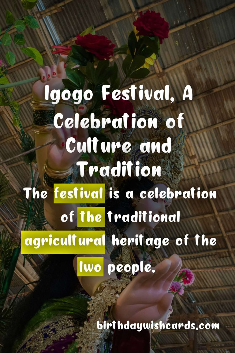 Celebrate Igogo Festival on October 15: A Festive Spectacle of Traditions and Culture