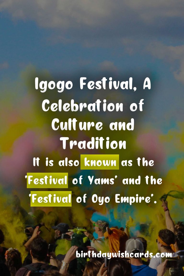 Celebrate Igogo Festival on October 15: A Festive Spectacle of Traditions and Culture