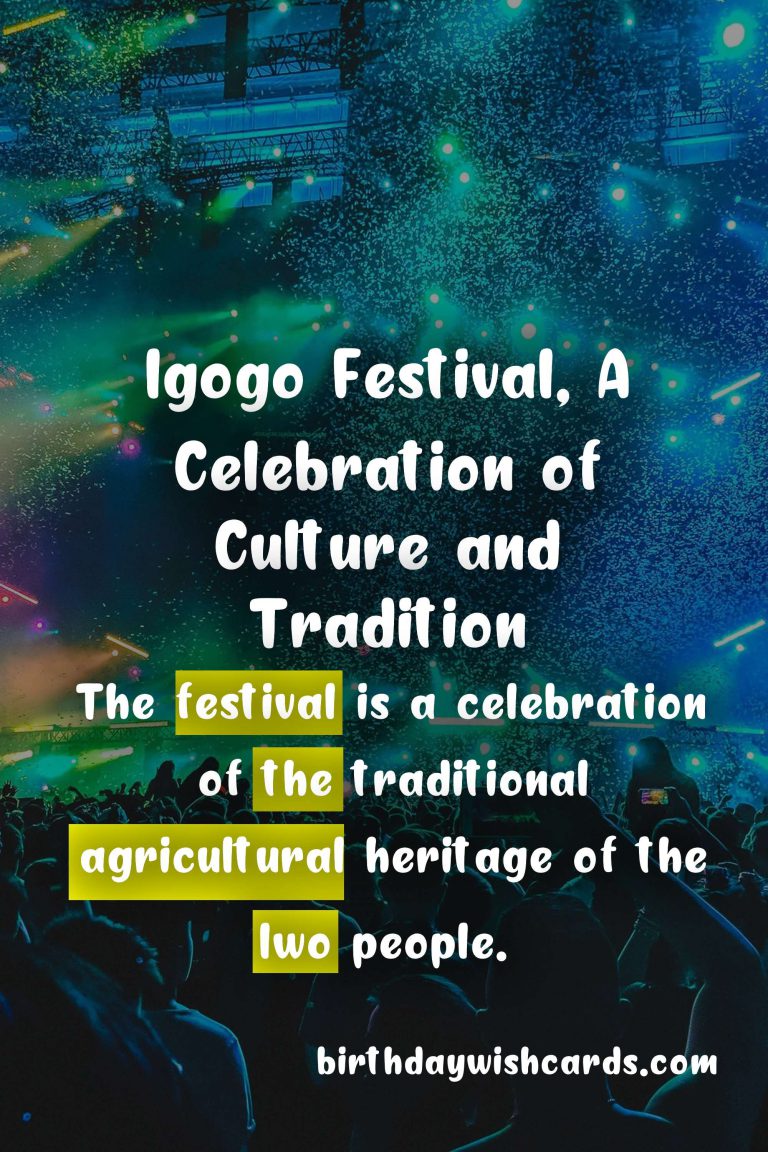 Celebrate Igogo Festival on October 15: A Festive Spectacle of Traditions and Culture