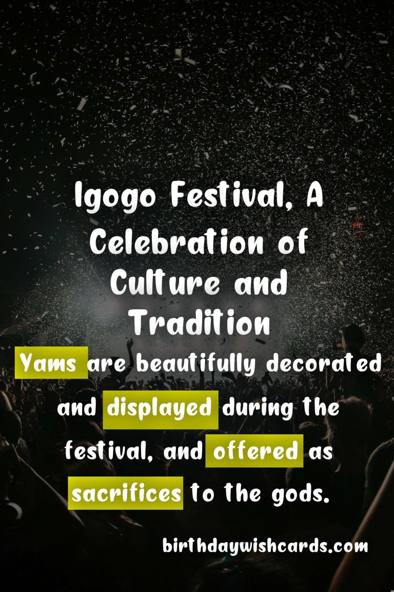Celebrate Igogo Festival on October 15: A Festive Spectacle of Traditions and Culture