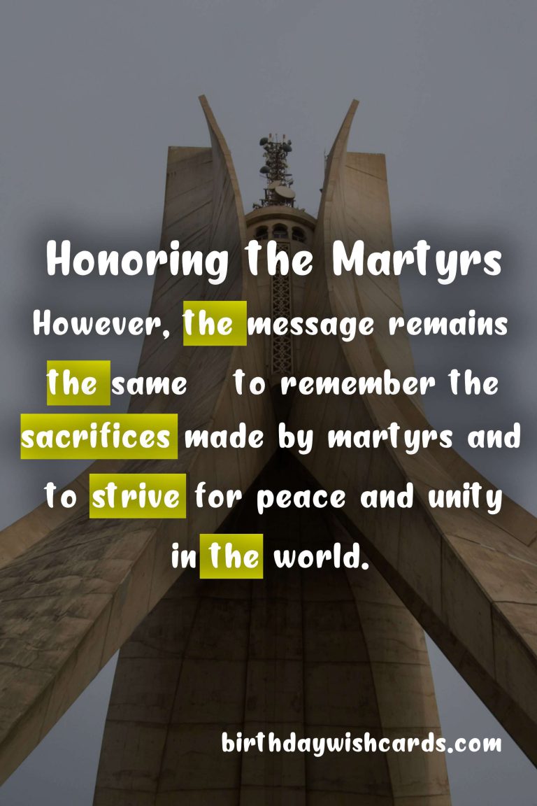 Honoring the Martyrs: National Martyrs' Day Celebration Around the World