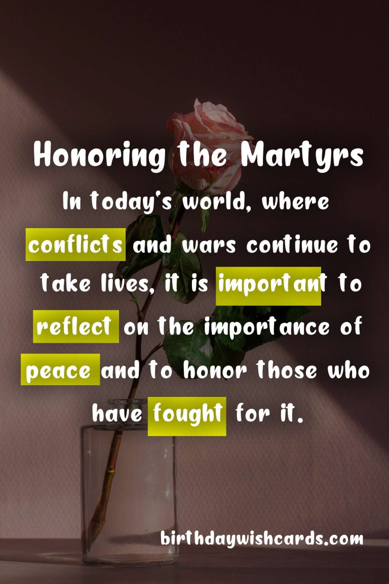 Honoring the Martyrs: National Martyrs’ Day Celebration Around the World
