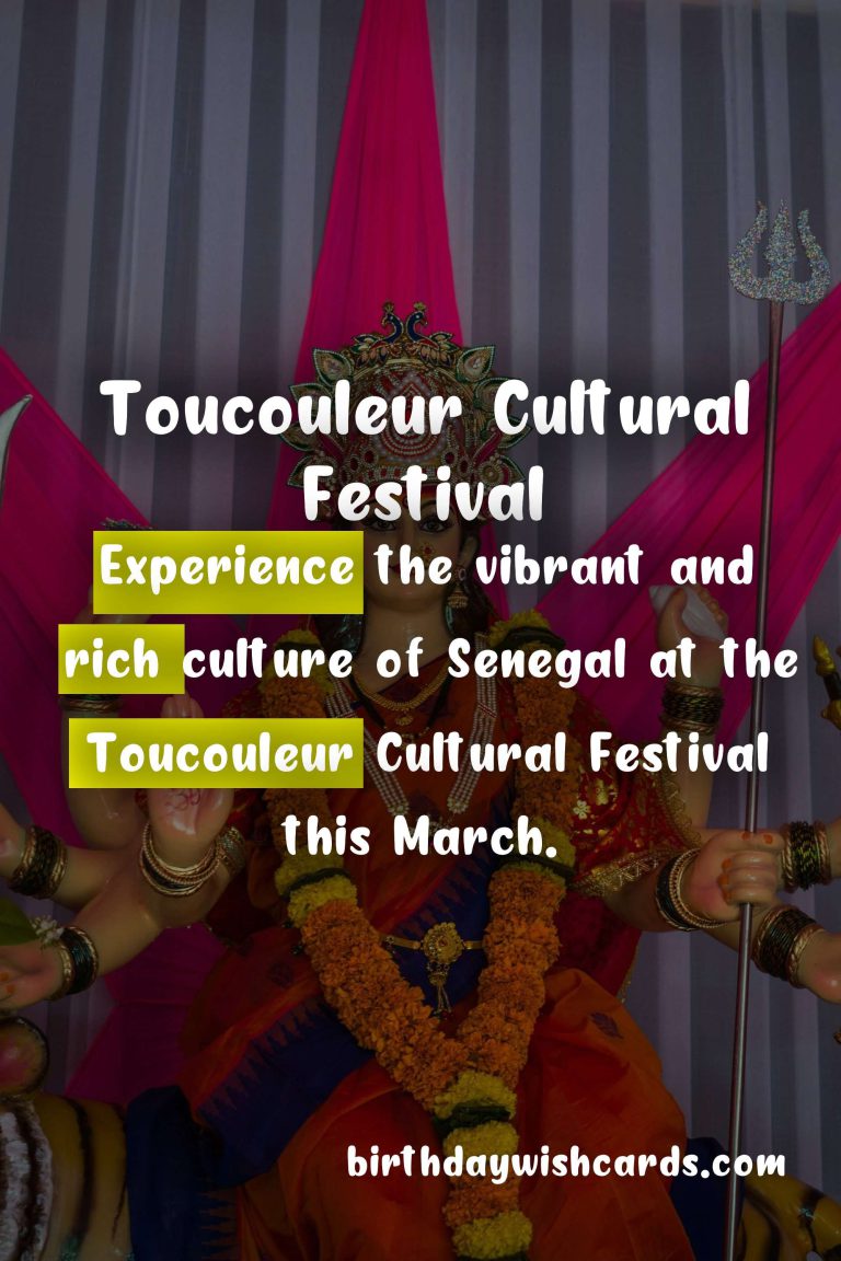 Celebrate African Culture at the Annual Toucouleur Cultural Festival This March