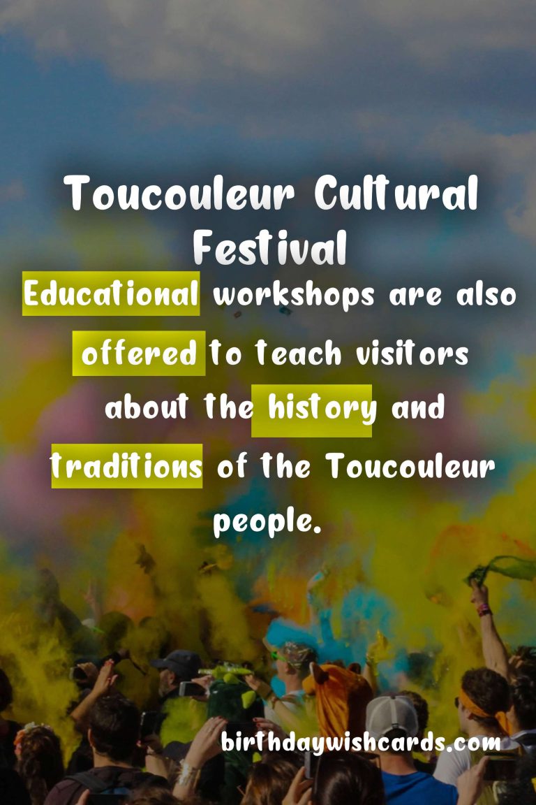 Celebrate African Culture at the Annual Toucouleur Cultural Festival This March