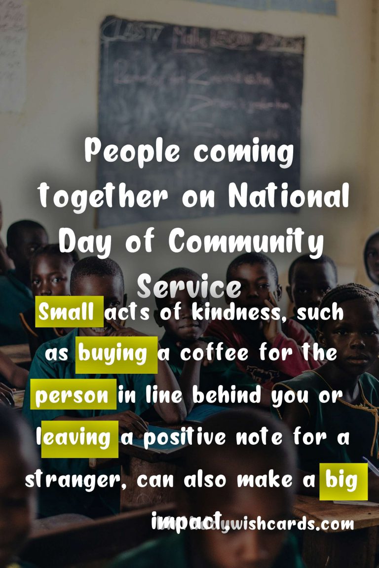 Celebrating National Day of Community Service on May 5