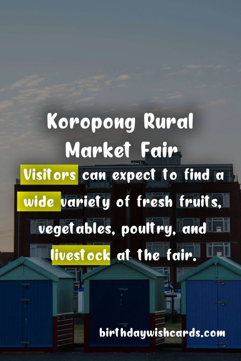 Koropong Rural Market Fair: Bridging The Gap Between Farmers And Consumers