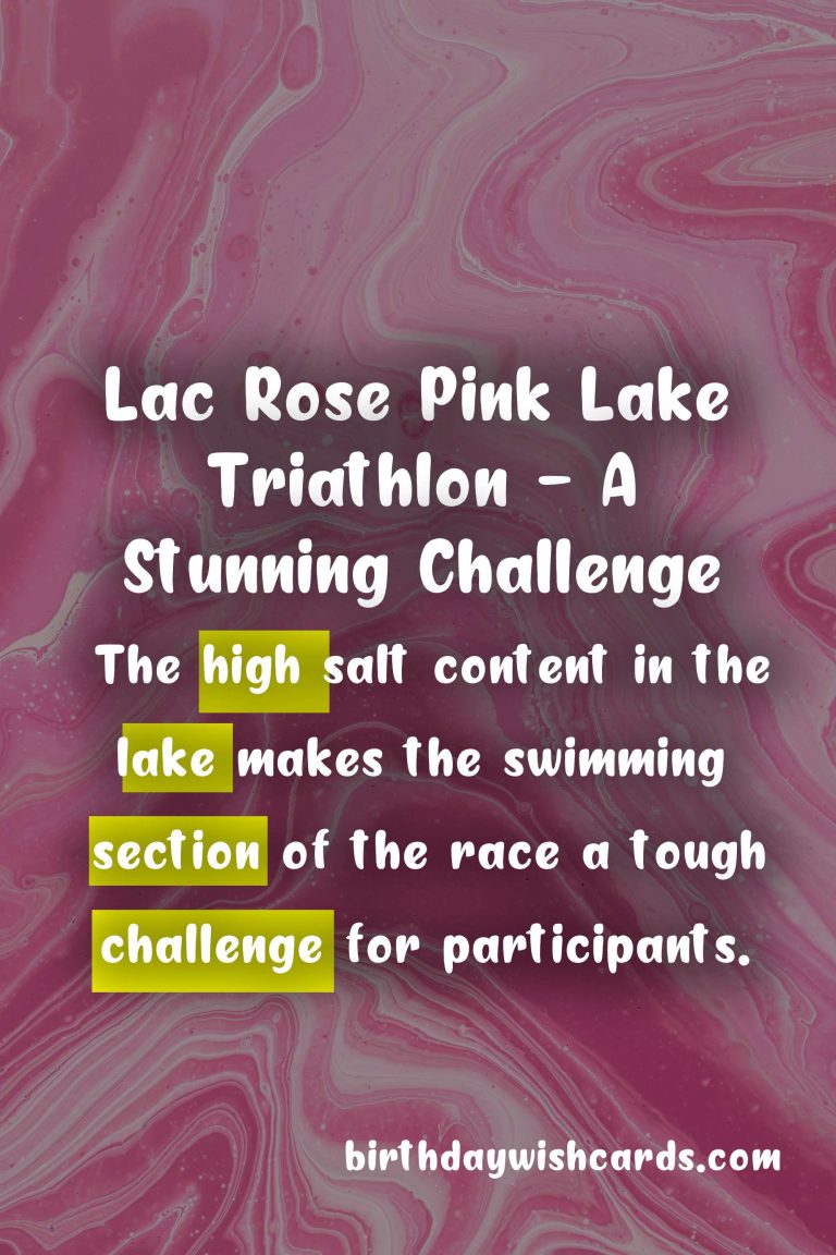Lac Rose Pink Lake Triathlon in November: A Unique Endurance Race Experience