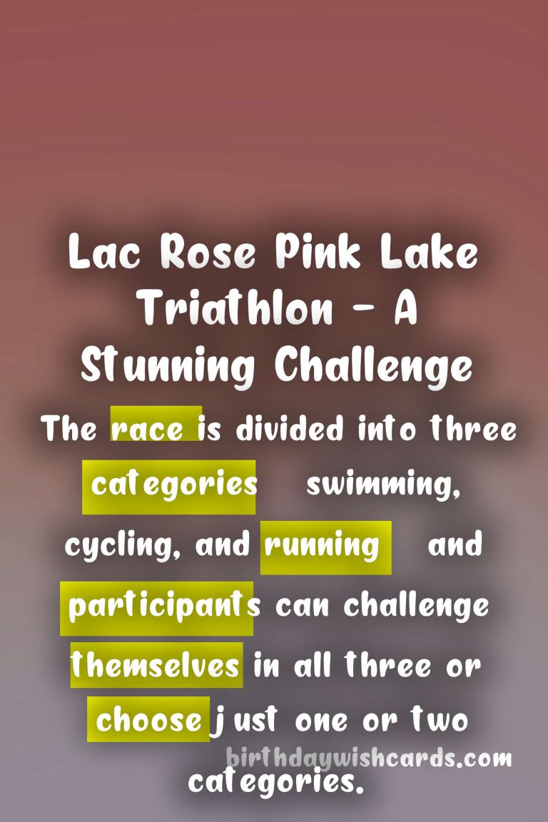 Lac Rose Pink Lake Triathlon in November: A Unique Endurance Race Experience