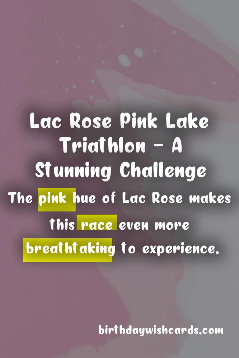 Lac Rose Pink Lake Triathlon in November: A Unique Endurance Race Experience