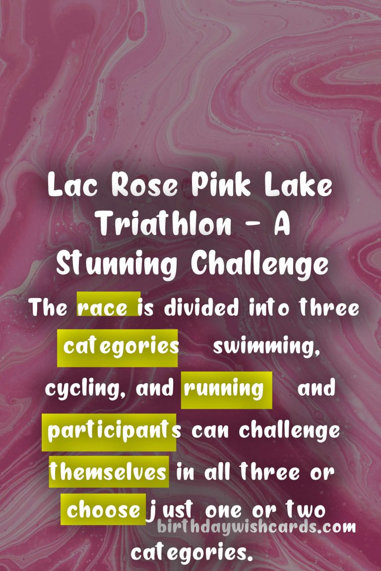 Lac Rose Pink Lake Triathlon in November: A Unique Endurance Race Experience