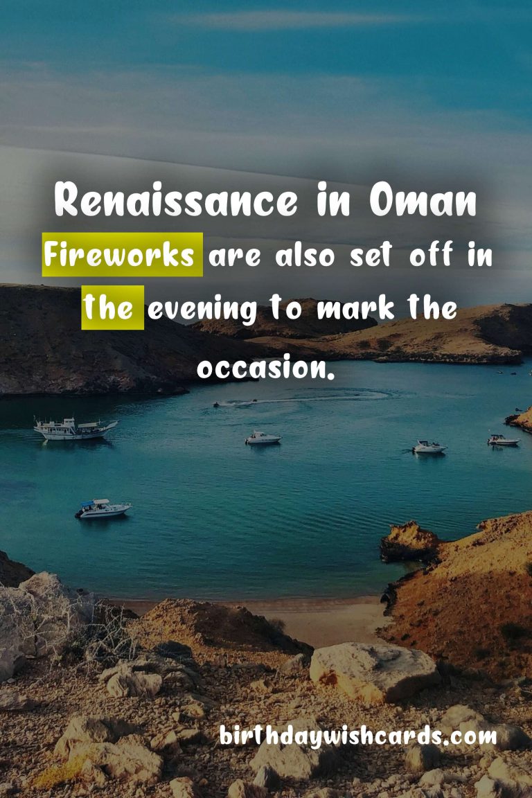 Oman Renaissance Day: Celebrating the National Holiday of July 23rd