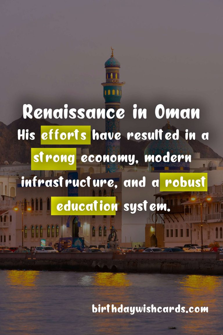 Oman Renaissance Day: Celebrating the National Holiday of July 23rd
