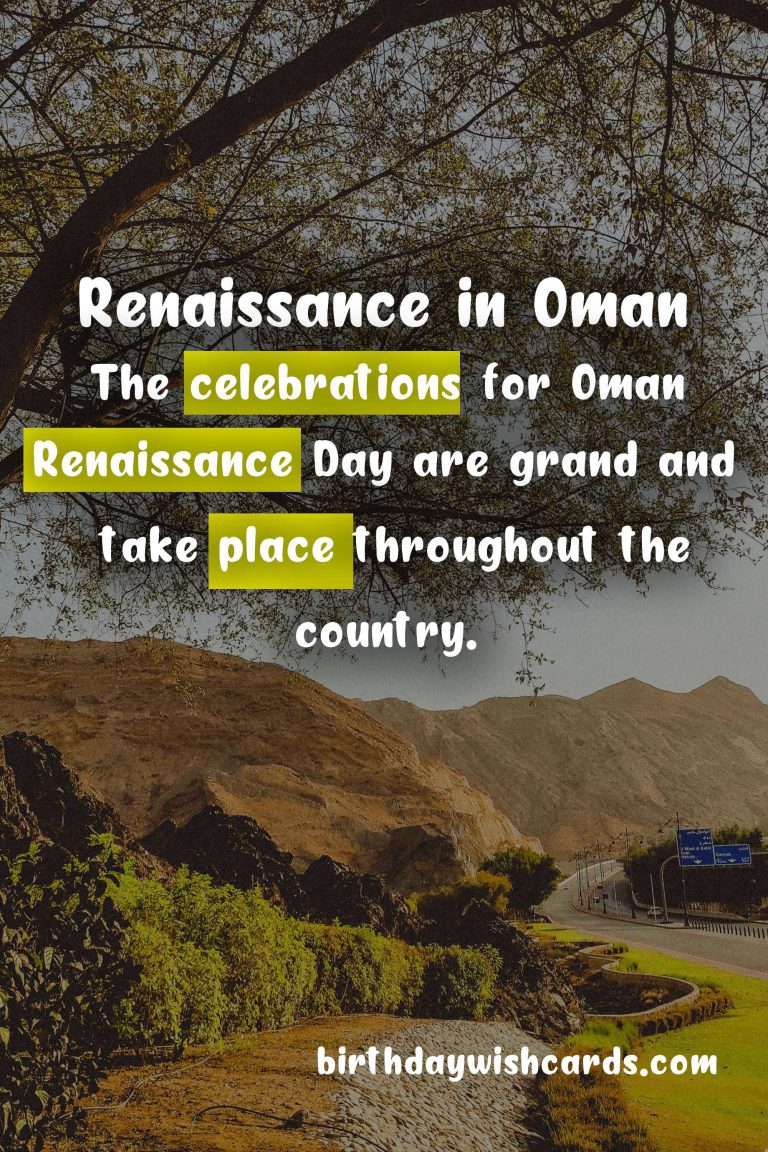 Oman Renaissance Day: Celebrating the National Holiday of July 23rd